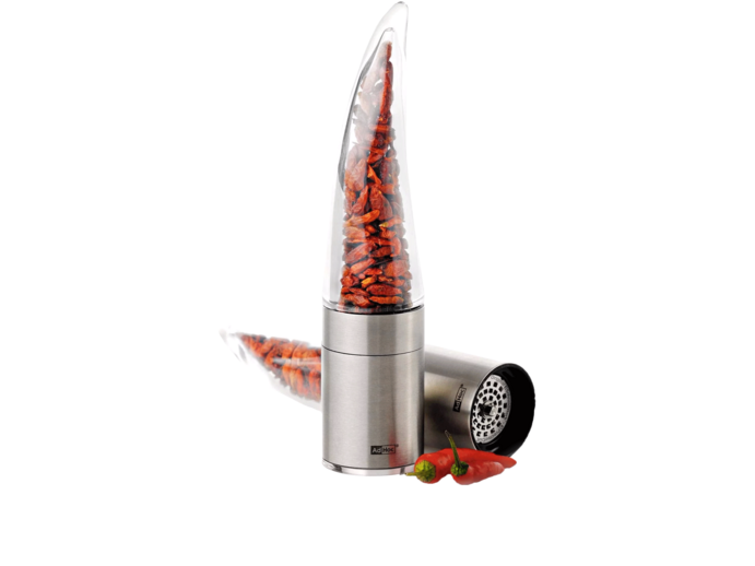 Chilischnider Pepe gefüllt mit O'odham Chiltepin