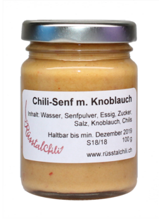 Chili Senf mit Knoblauch