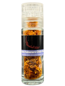 Gälbi Habanero Chiliflöckli i de Müli