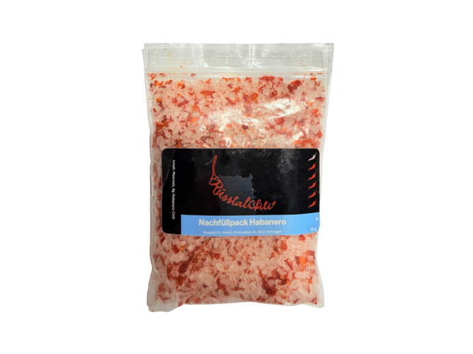 Nachfüllpackig für Salzmüli, Habanero